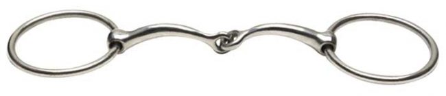 LOOSE RING CURVED SNAFFLE