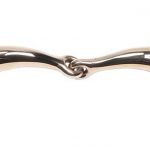 LOOSE RING CURVED GOLD JOINTED SNAFFLE