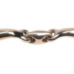 LOOSE RING CURVED GOLD TRAINING SNAFFLE