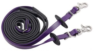 Zilco R-Grip SS Endurance Reins in Purple