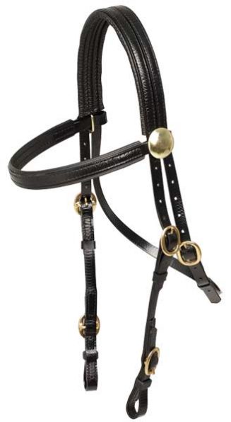 Brass Buckle Race Bridle