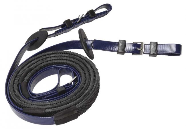ZILCO 16MM BUCKLE END REINS (BLACK GRIP) - Image 8