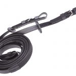 ZILCO 19MM BUCKLE END REINS (BLACK GRIP)