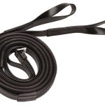 ZILCO 16MM LOOP END REINS (BLACK GRIP)