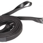 ZILCO 19MM LOOP END REINS (BLACK GRIP)