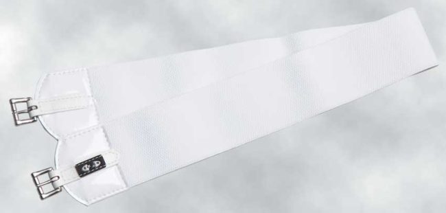 DOUBLE ELASTIC US STYLE RACE GIRTH - 75MM CLR - Image 2