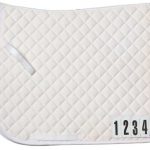 Competition Dressage Saddle Cloth with Numbers