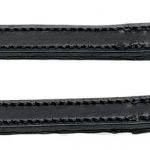 AINTREE STITCHED SPUR STRAPS – 10MM in Black