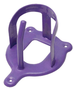 PVC Coated Bridle Bracket in Purple