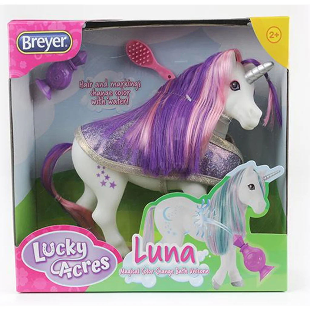 Breyer Activity Luna Bath Time Unicorn - Image 4