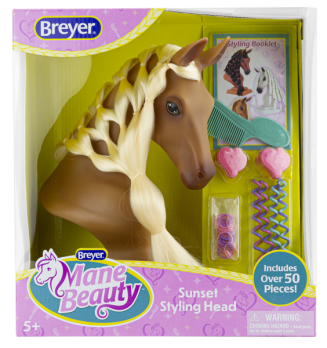 Breyer Mane Beauty Styling Head-Sunset
