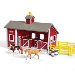 Breyer Stablemates Red Stable Set