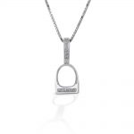 Kelly Herd Small English Stirrup Necklace - Sterling Silver