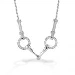 Kelly Herd Snaffle Bit Necklace - Sterling Silver