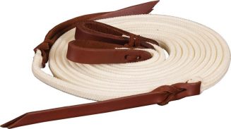 Ezy Ride Split Rein Natural CLR