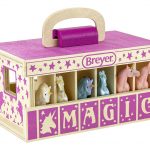 Breyer Stablemates Unicorn Magic Wooden Carry Stable