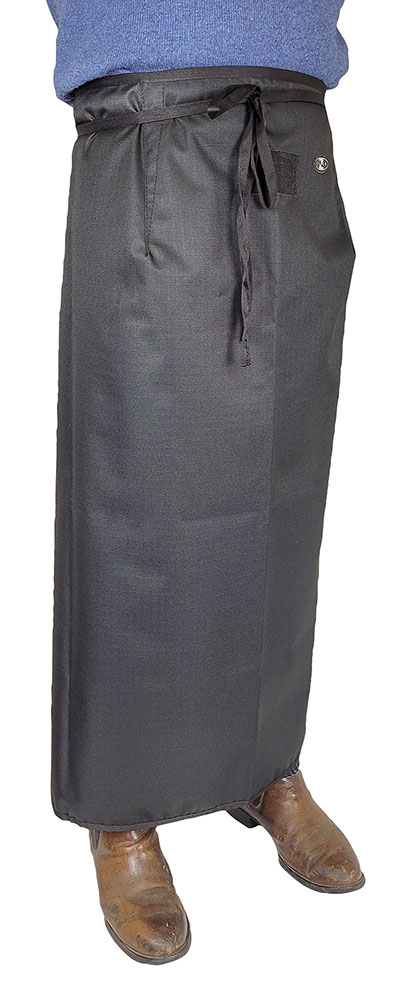 Light Weight Driving Apron in Black