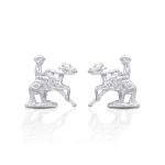 Kelly Herd Earrings Reining Horse - Sterling Silver