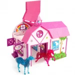 Breyer Stablemates Unicorn Magic Sparkle Playset Barn