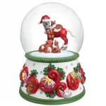 Breyer Stablemates Foal & Foxy Forest Friends Musical Snow Globe