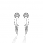 Kelly Herd Earrings Dream Catcher - Sterling Silver