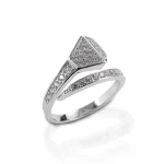Kelly Herd Offset Horseshoe Nail Ring