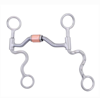 Cowboy Tack FG Futurity Bit with Copper Roller