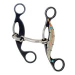 Cowboy Tack Feather Collection Smooth Snaffle Gag Bit