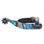 Cowboy Tack Turquoise Medium Cup Spurs
