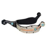 Cowboy Tack Feather Large Cup Spurs