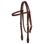 Cowboy Tack Rosewood Spider Stamp Browband Headstall
