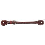 Cowboy Tack Rosewood Spider Stamp Unisex Spur Straps