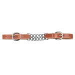 Cowboy Tack Harness Leather Double Chain Curb Strap