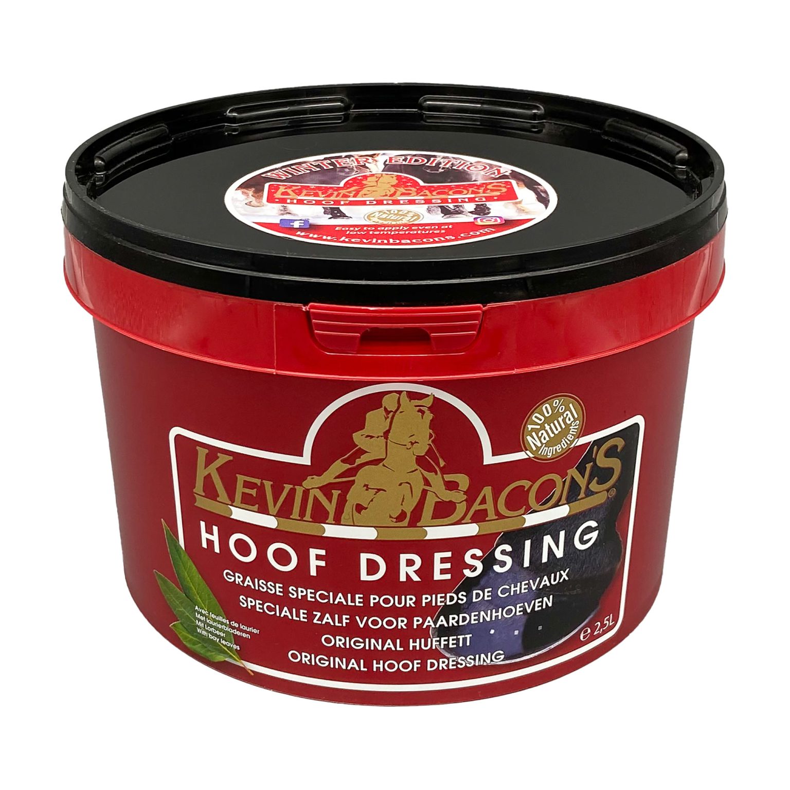 Kevin Bacon's Winter Hoof Dressing Black Your Saddlery