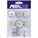 Metalab Stainless Steel Brushed Spur Rowels Card - 6 Pairs