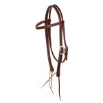 Cowboy Tack Burgundy Latigo Leather Browband Headstall