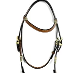 Ezy Ride Bridle Brow with Rawhide Knots and Buckles