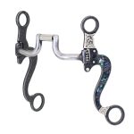 Cowboy Tack Black Pearl Hinged Port Bit
