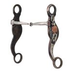Cowboy Tack Desert Rose Shank Snaffle Bit