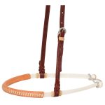 Cowboy Tack Leather Covered Double Rope Noseband