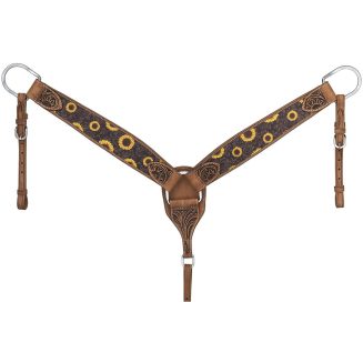 Silver Royal Sunflower Breastcollar