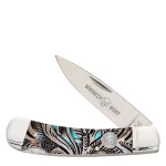 Whiskey Bent Trapper Pocket Knife Single Locking Blade