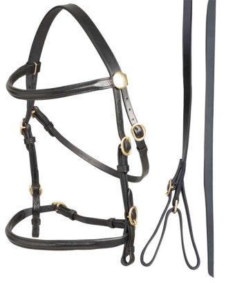 Aintree In-Hand Bridle - Black