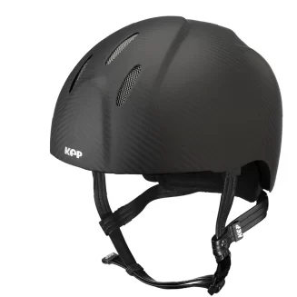 KEP E-Light Carbon Jockey Matt Helmet