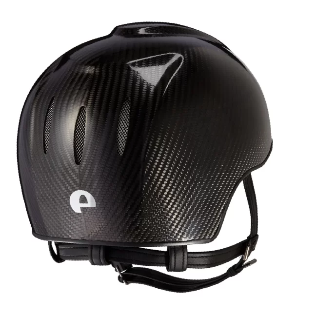 KEP E-Light Carbon Jockey Shine Helmet - Image 2