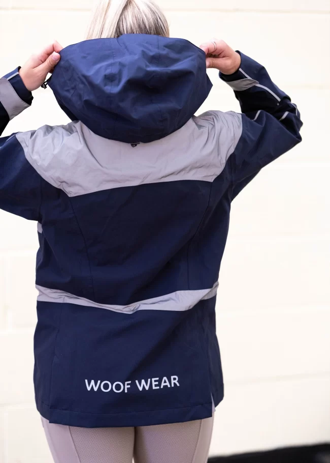 Woof Wear All Season Riding Jacket Navy - Image 5