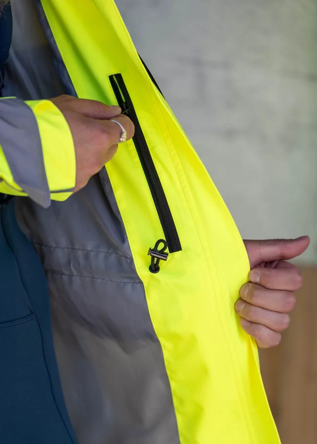 Woof Wear All Season Riding Jacket Hi Viz - Image 4
