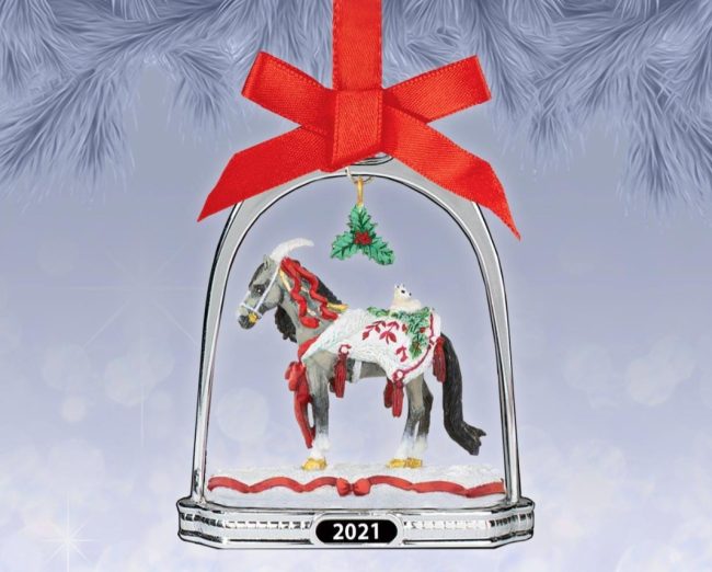 Breyer Stablemates 2021 Arctic Grandeur Stirrup Ornament - Image 2