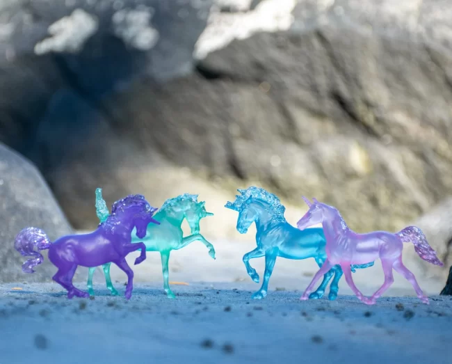 Breyer Stablemates Gems of the Ocean - 4 Unicorn Gift Set - Image 2