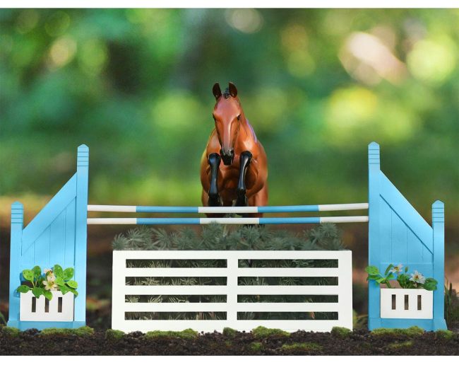 Breyer Traditional Brush Box Jump - Image 3